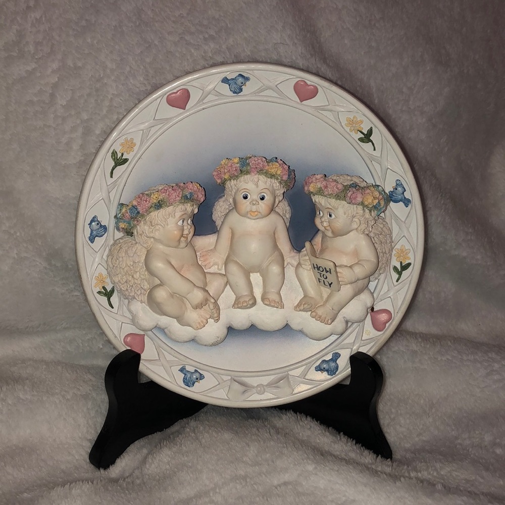 🪐Dreamsicles Sculptural 3D Plate “Flying Lesson”